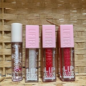 Lifter Lip Gloss Set - Pink and Clear Shades